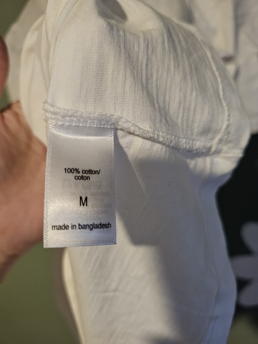 Maurices White Short Sleeve Tee with Crew Neck - Picture 3 of 5